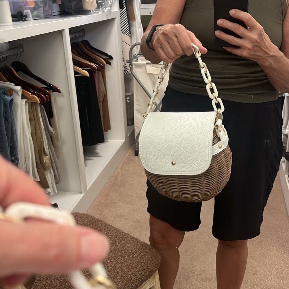 Tommy Bahama Wicker Bucket Bag Excellent condition! - Picture 7 of 8